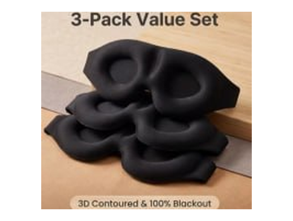 Slow Rebound Sleep Eye Mask – 3-Pack