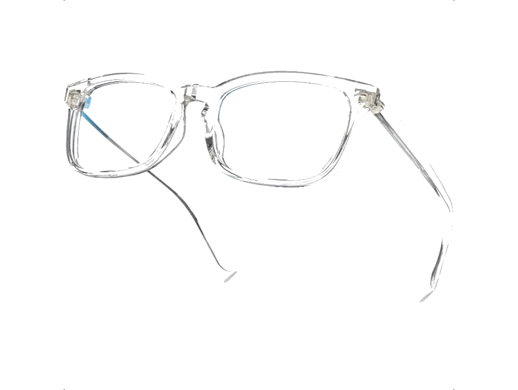Unisex Square Frame Blue Light Blocking Glasses